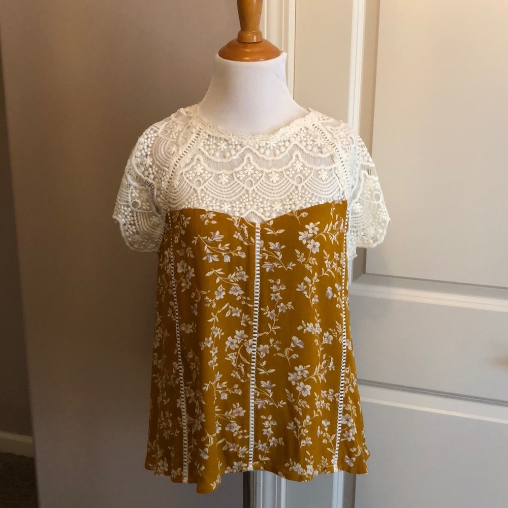 Blushing Heart top, sz S